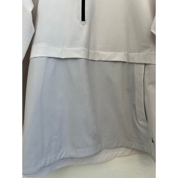 Under Armour Storm Loose Pullover Anorak Jacket Womens Size XL White Half Zip - Picture 9 of 16